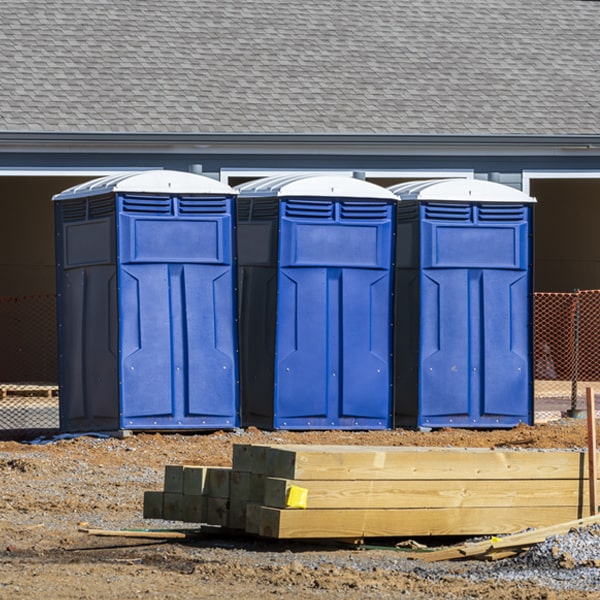 what is the maximum capacity for a single portable restroom in Durant Florida